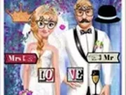 تلبيس زفاف العروسة والعريس