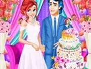 طبخ كعكة زفاف كول العاب اريل واريك