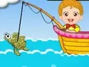 صيد السمك بالسنارة للاطفال