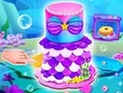 طبخ كيكة الحفلة