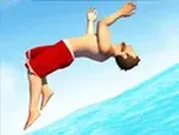 القفز والغوص في البحر