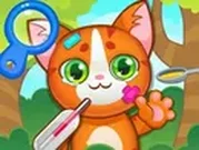 طبيب الحيوانات في المزرعة