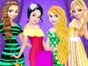 تلبيس اميرات ديزني في القصر