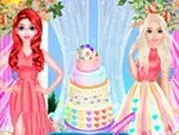 طبخ كيكة زفاف